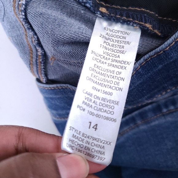 Democracy Ab Technology Slimming Boot Bootcut Jeans Size 14 - Picture 6 of 8